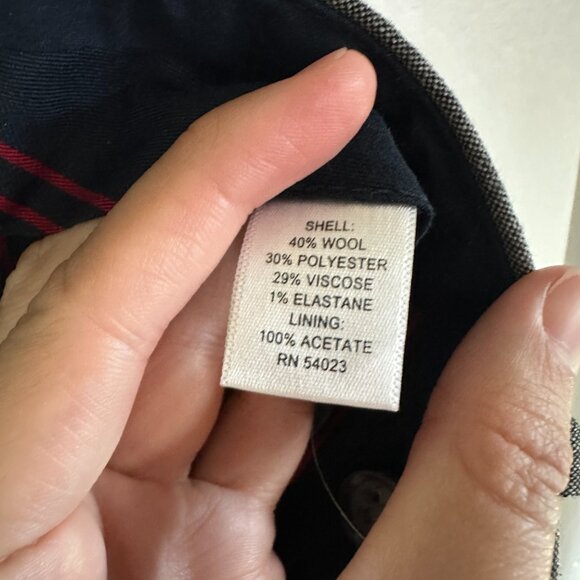 Banana Republic Men's Wool Tapered Trousers - Picture 6 of 7